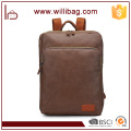 Manufacturer Wholesale Laptop Backpack PU College Bags Travel Bag